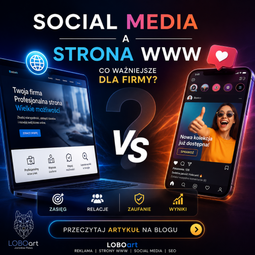 Social media a strona www - co ważniejsze dla firmy